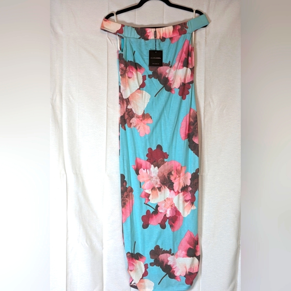 Jluxlabe off the shoulder midi dress